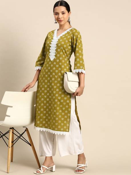 BKApparels Women Printed Straight Kurta - Image 4