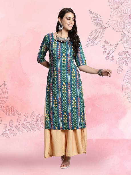 EthnicBasket Women Printed A-line Kurta - Image 2