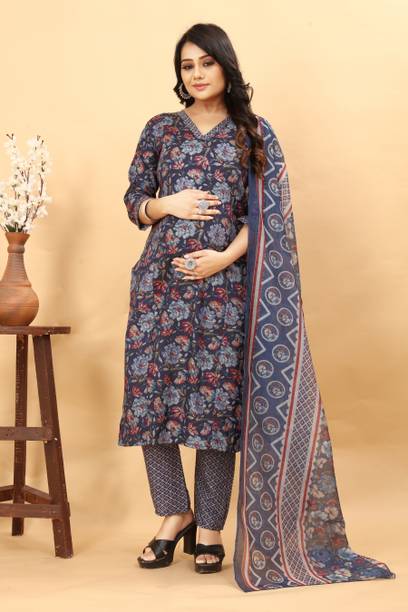 Assume Fab Pack of 3 Women Self Design Viscose Rayon A-line Kurta ...