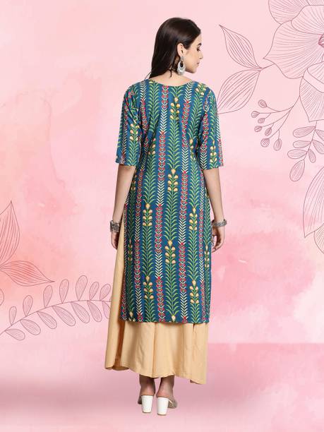 EthnicBasket Women Printed A-line Kurta - Image 4