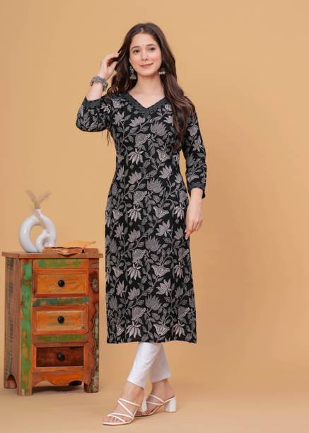 DAEVISH K Women Colorblock Straight Kurta - Image 7