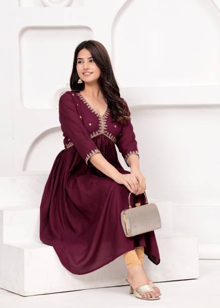 Printed Chiffon Kurti