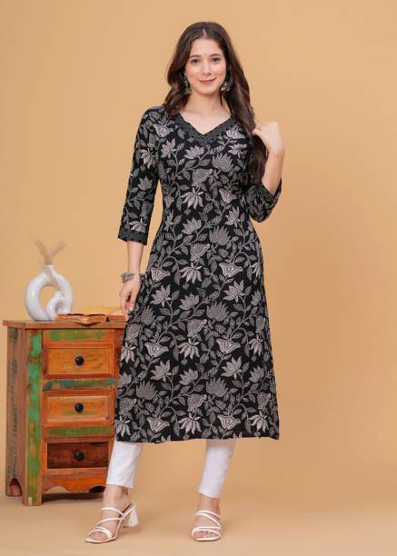 DAEVISH K Women Colorblock Straight Kurta - Image 4