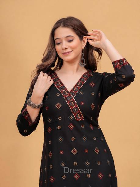 Solid Georgette Kurti