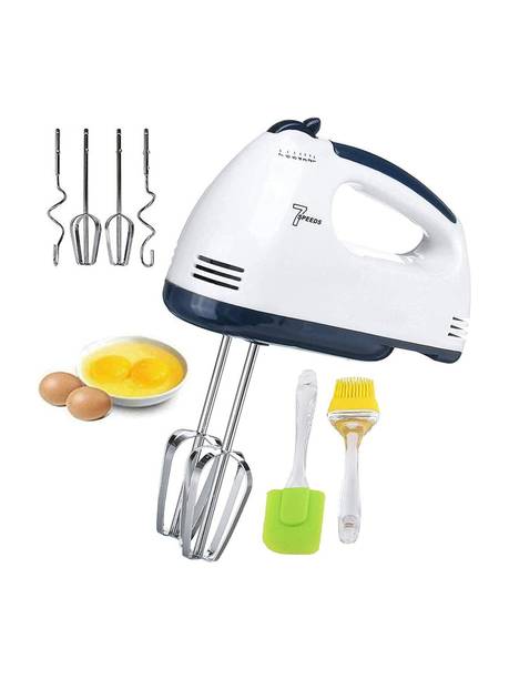 Owqust 260 W White Electric Whisk, Hand Blender