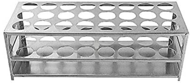 maruti Scientific Labs™ Laboratory Test Tube Stand 25 mm, 24 Hole made of Aluminum Ring Clamp