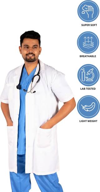 Kunti Uniforms Lab Coat