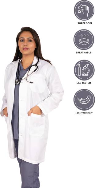 Kunti Uniforms Lab Coat