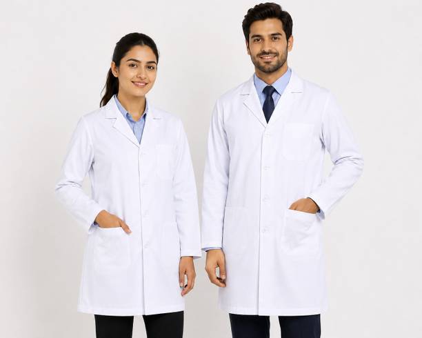 red ocean Lab Coat