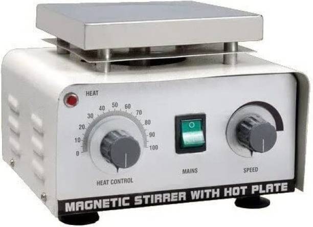 Labzee Magnetic Stirrer With Hot Plate 2 LTRS Heating Lab Hot Plate with Stirrer