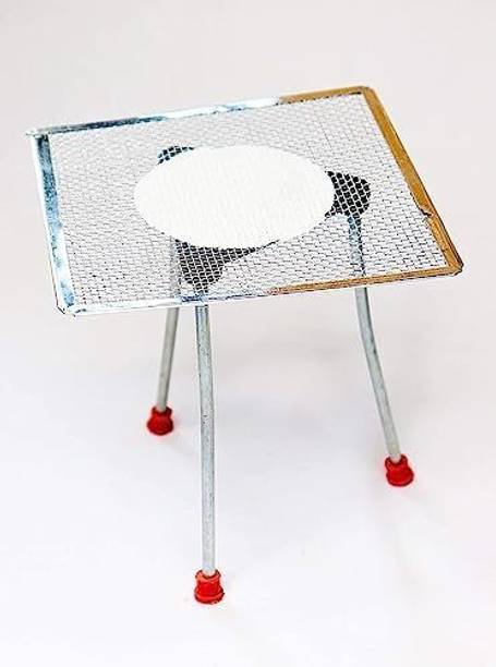Kambojtraders Tripod Iron Stand bunsen burner support stand with wire gauge/Chemistry Laboratory Tripod Stand