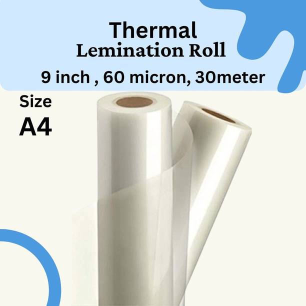 MMRJ LEMINATION ROLL 9 INCH 60 MICRON 30 METER A4 Laminating Sheet