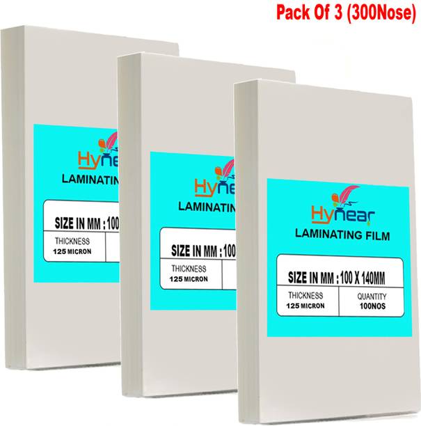 hynear lamination pouch id cards size 100mmx140mm thermal transparent waterproof large card laminating sheet