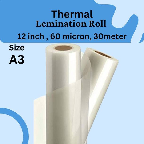 MMRJ LEMINATION ROLL 12 INCH 60 MICRON 30 METER A3 Laminating Sheet