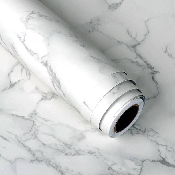 Wizzo (12 inch x 60 inch) Marble Design Self Adhesive Lamination Vinyl Sheet Laminating Sheet
