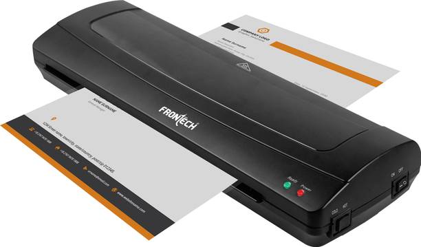 Frontech A4 Laminator | Hot & Cold | 250mm/min | Bubble-Free |Supports 80/125 Mic Pouches 70.35 inch Lamination Machine
