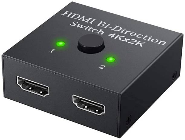 WDNET HDMI SWITCH 2 IN 1 OUT Wired USB Lan Adapter compatible with Windows