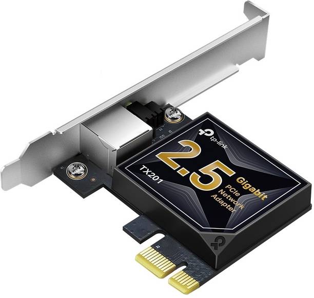 TP-Link TX201 2.5 Gigabit PCIe Network Low-Profile and Full-Height Brackets Lan Adapter