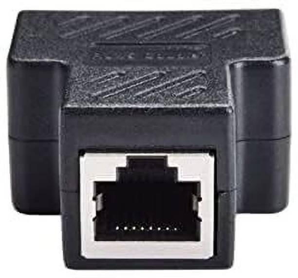 NEXZIA 1 to 2, Ethernet Cable &LAN Internet Splitter Wired Ethernet Lan Adapter compatible with Windows, Mac, Linux