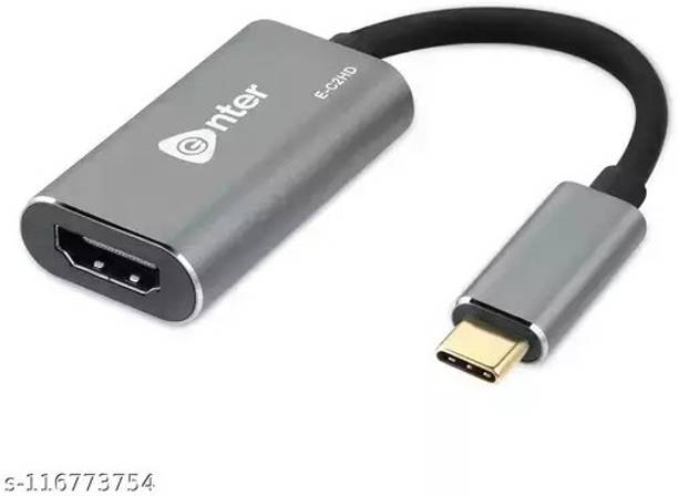 Enter Type C to HDMI Adapter Model : E-C2HD Lan Adapter