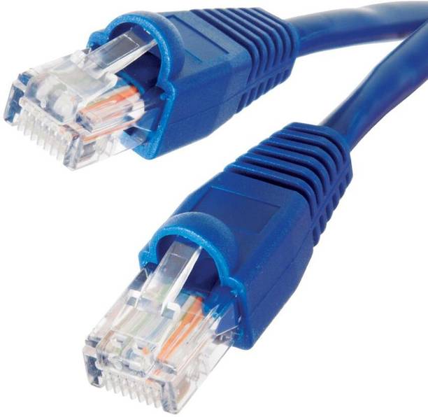 AXILENT PRO LAN Cable 7 m Meter Wifi Ethernet Cable Cat 6 Round RJ45 LAN Cable wire 7 Meter-High Speed 550MHZ / 10 Gbps UTP LAN Cable, Network Internet Cable, Patch Computer Cord Gigabit Category 6 Wires for Modem, Router BLUE