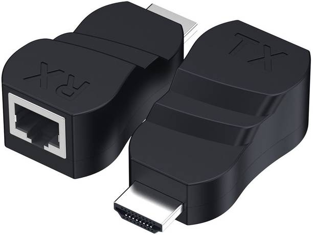 Imaashi 4K HDMI to RJ45 Extender Over Cat6/6E Ethernet Cable Video Transmission Wireless Ethernet Lan Adapter compatible with Windows, Linux, Mac
