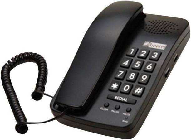 Beetel B-15 B Corded Landline Phone (Black) Corded Landline Phone