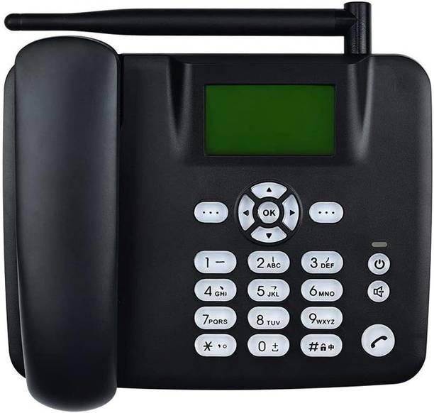 Rhobos Wireless GSM Phone Quad Band Desk Phone Cordless Landline Phone with Answering Machine