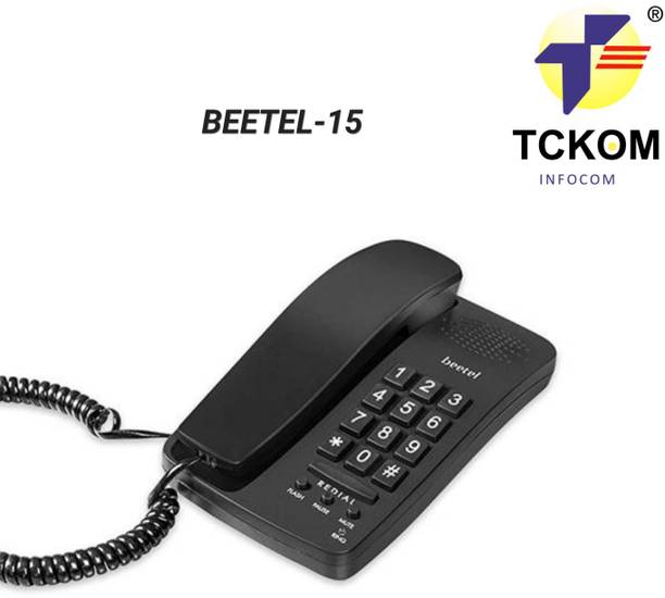 TCKOM INFOCOM TCK- B 15 Corded Landline Phone with Answering Machine