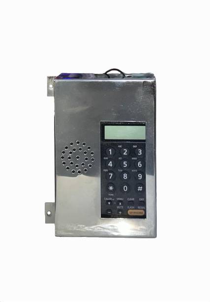 Panasonic speaker lift Fone in stainless steel cover With sound quality in kx-ts 62 mx Cordless Landline Phone with Answering Machine