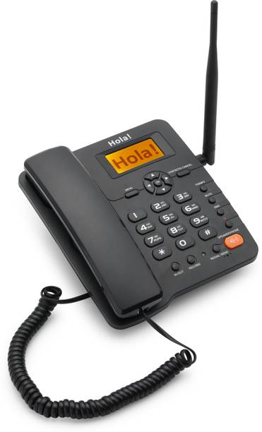 HOLA F100 Fixed Wireless Phone Cordless Landline Phone with Answering Machine