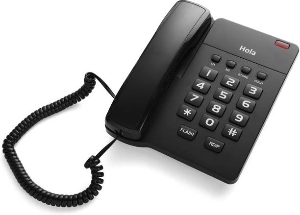HOLA TF_300 Corded & Cordless Landline Phone with Answering Machine