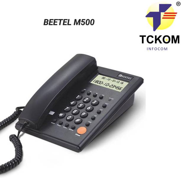 TCKOM INFOCOM TCK- B M500 Corded Landline Phone with Answering Machine