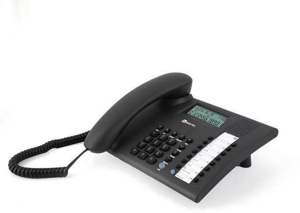 Beetel M90N Caller ID Corded Landline Phone with 16 Digit LCD Display Corded Landline Phone with Answering Machine