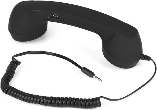DRUMSTONE Retro Phone Handset | Radiation-Free 3.5mm Coco Phone for Calls Corded Landline Phone with Answering Machine