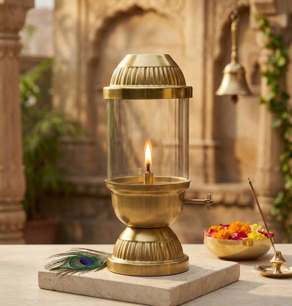 oxz Gold Cast Iron, Iron Table Lantern