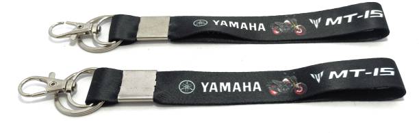 Key Era Yamaha MT-15 Bike Fabric 2 pc Keychain Lanyard