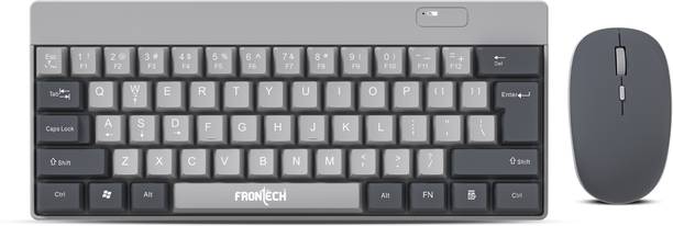 Frontech Wireless Keyboard and Mouse Combo with 2.4GHz Technology and 1600 DPI Mouse Combo Set