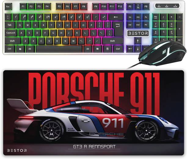 Bestor 3 in 1 RGB Gaming Combo with RGB Keyboard, Mouse and Extended Mousepad Combo Set