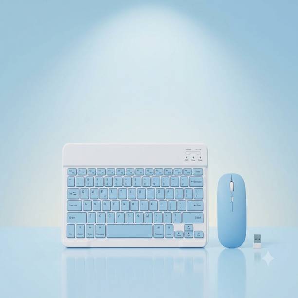 deved Rechargeable Bluetooth Keyboard and Mouse Combo | for Mac | Multicolor Combo Set