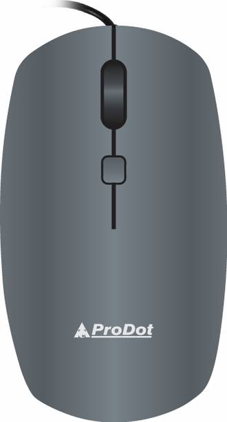 PRODOT 205 High-Performance Ergonomic Design Palm Universal Compatibility Wired Ergonomic Optical  Gaming Mouse