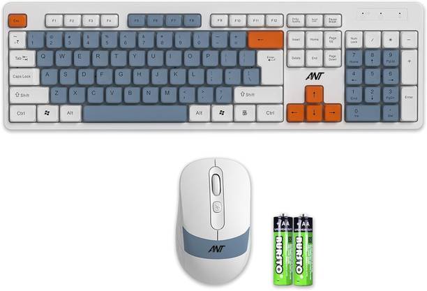 Ant Master 30 PRO Keyboard & Mouse Combo Set White , Grey , Orange