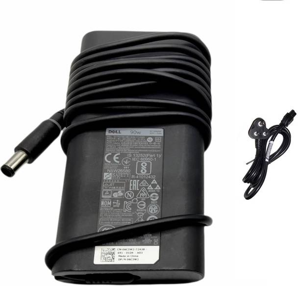 XIRIXX Inspiron 1545 90W BIG PIN ADAPTER TYPE 5GT3K LAPTOP CHARGER 19.5 W Adapter