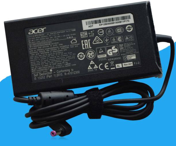 Acer 135W Charger 19V 7.1A | Nitro 5, Aspire 7, Predator Helios | 5.5mm x 1.7mm 135 W Adapter