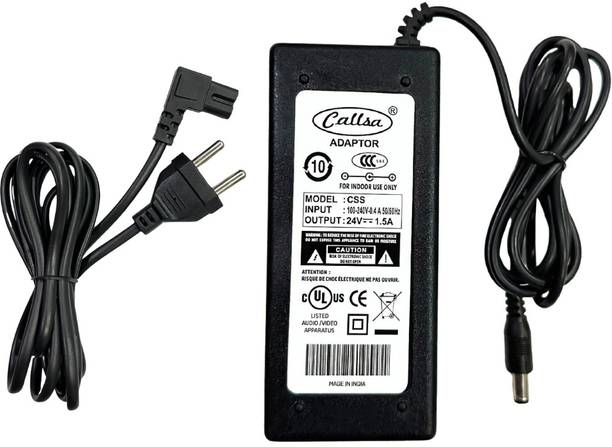 callsa 24V 1.5A Power Adapter, SMPS Power Supply for Electronic Devices & Gadgets 36 W Adapter