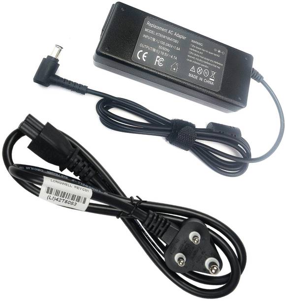 Laplogix 90W 19.5V 4.7A Pin Size 6.5X4.4MM Charger Designed For Sony VAIO VGN-Z26GN 90 W Adapter