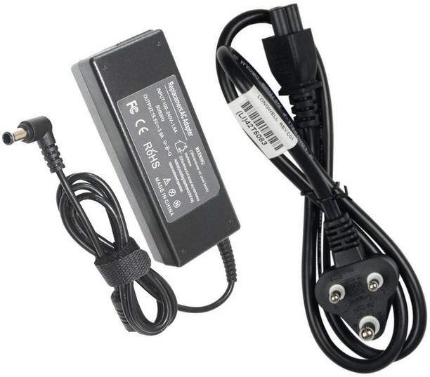 Laplogix 75W 19.5V 3.9A Pin Size 6.5X4.4MM Charger Designed For Sony VAIO VPCEB34EN 75 W Adapter