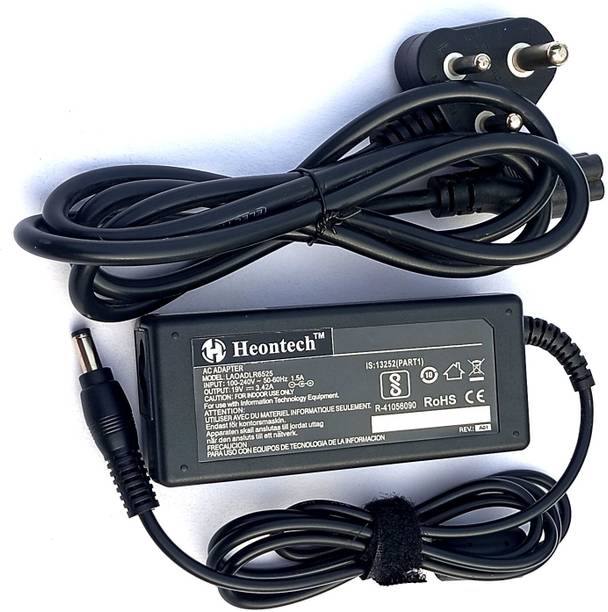 Heontech 19V 3.42A For Toshiba Satellite C660-20X C660-211 L355D-S7832 L355D-S7901 65 W Adapter