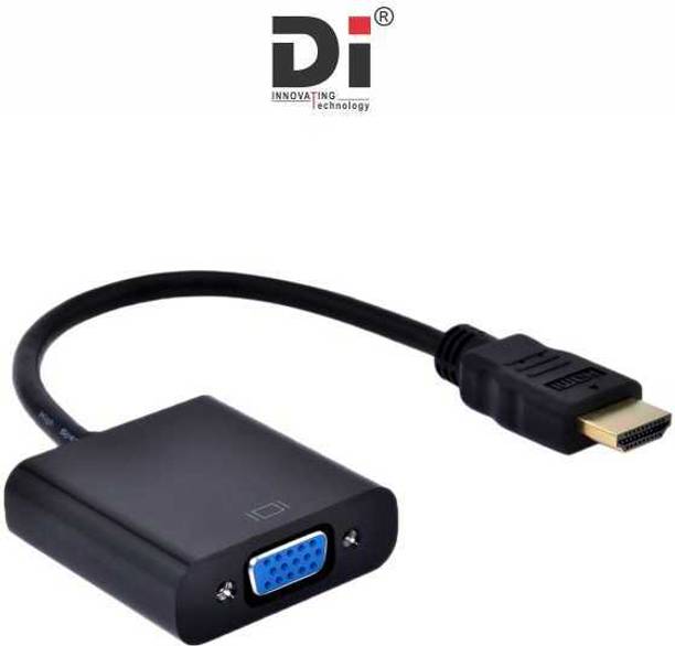 Di  TV-out Cable Hdmi To Vga Adapter With Full Hd