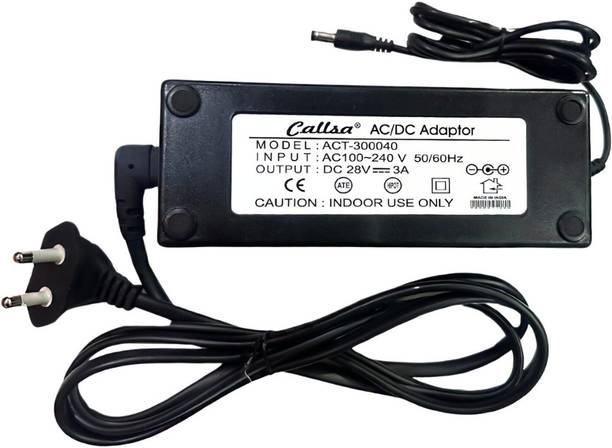 callsa 28V 3A Adapter, Power Supply for Electronics & Gadgets up to 28 Volt 3 Amp 84 W Adapter